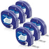 6 Pcs Dymo Tape Compatible with Dymo Letratag Xr Lt-100H Lt-100T Letratag 200B Label Maker, Dymo Letratag Black on White, 12 mm x 4 m