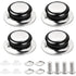 4 Pcs Pan Lid Handle Glass Lid Handle Stainless Steel Pan Lid Caps Handles Universal Pan Lid Handles