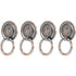 4 Pcs Antique Zinc Alloy Cabinet Door Handles Antique Bronze Hardware