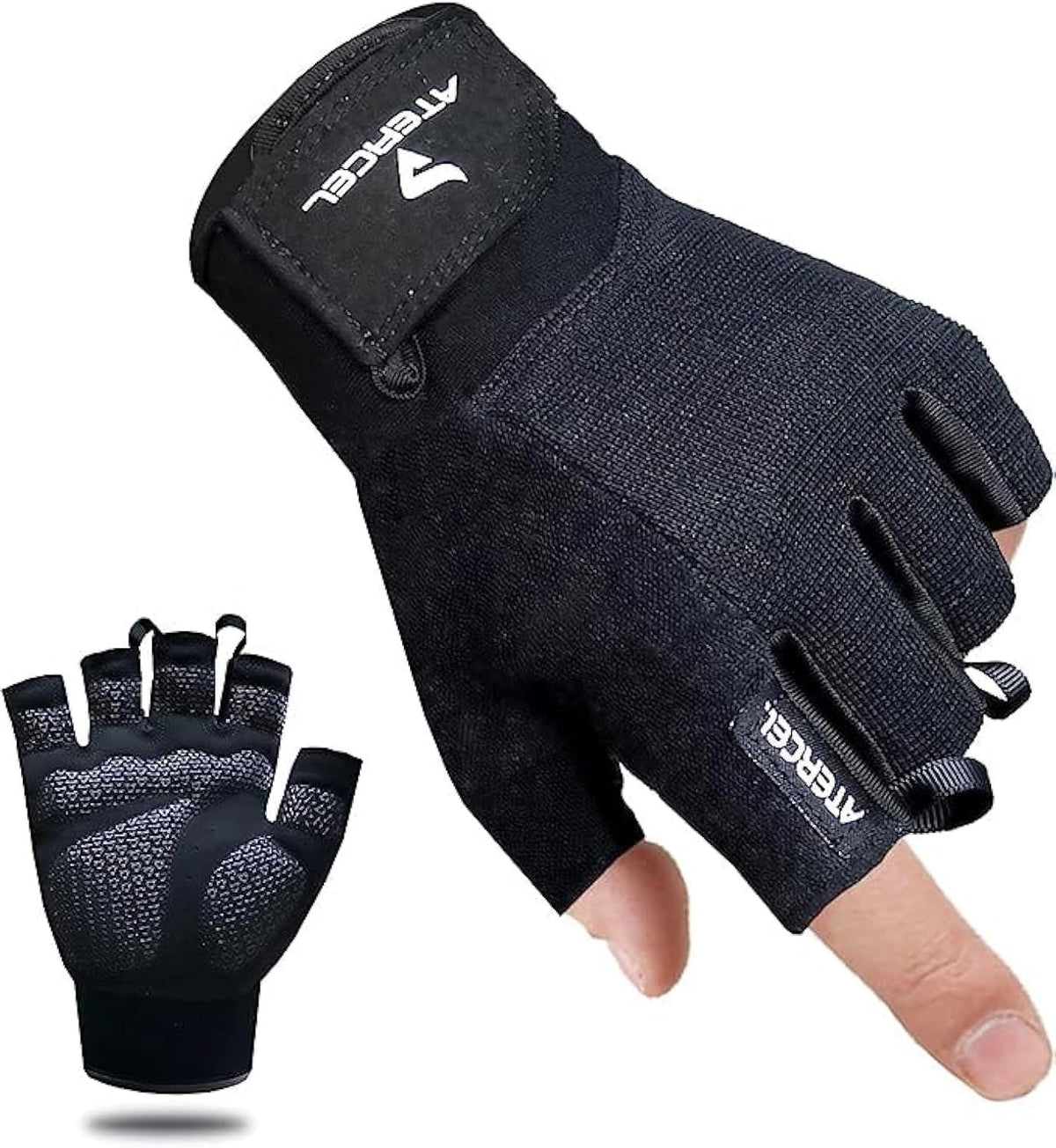 Workout Gloves for Men and Women, Breathable Half Finger Gym Gloves for Weight Lifting, Cycling and Training