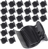 24 Pcs Hair Roller Clips, Black Claw Clips Replacement for Hot Rollers Hair Curlers, Hair Section Styling Clips for Women Girls