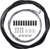 4 Pack Bike Shifter Cable Kit, Universal Bicycle Shift Cable and Housing Set for Mountain Road Bike Repair, Black