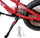 Kids Bike Kickstand, Adjustable Aluminum Alloy Center Mount Bicycle Kickstand for 16 18 20 22 Inch Mountain Bikes