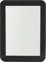 Magnetic Locker Mirror, 5 x 7 Inch Mirror for School Locker, Bathroom, Refrigerator, Toolbox, Office Cabinet, Black