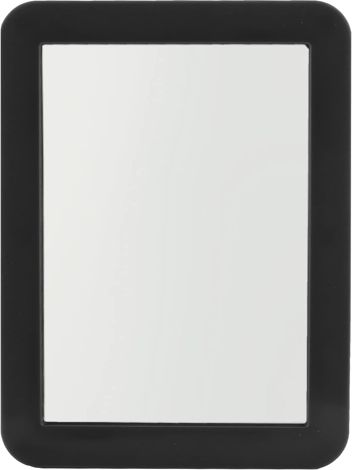 Magnetic Locker Mirror, 5 x 7 Inch Mirror for School Locker, Bathroom, Refrigerator, Toolbox, Office Cabinet, Black