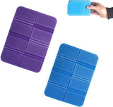 2Pcs Folding Foam Seat Cushion, Moistureproof Thermally Insulated Sit Mat for Outdoor Hiking Camping Picnic, 2 Colors