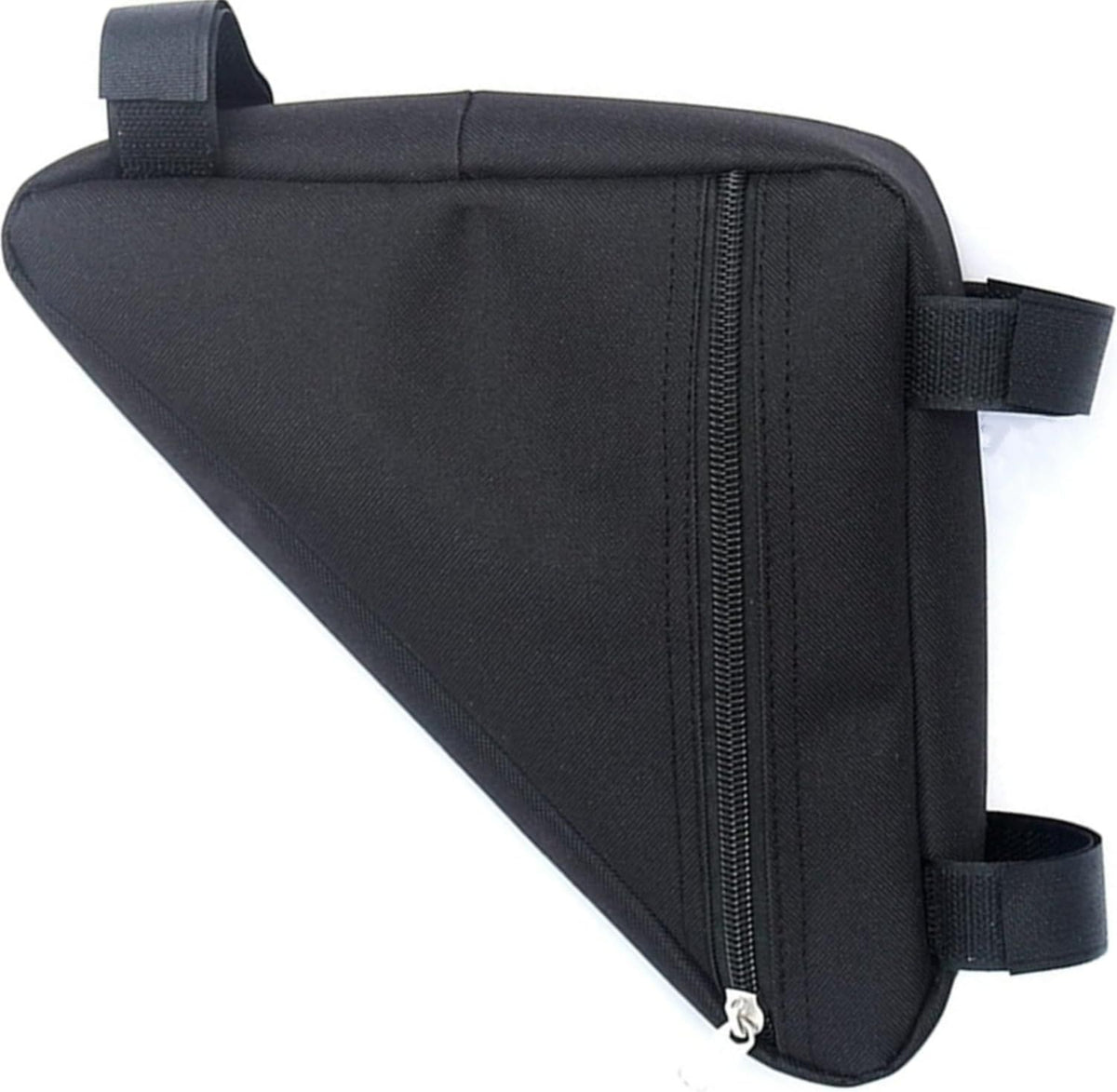 Bike Frame Triangle Bag, Waterproof Bicycle Frame Storage Pouch with Zipper, Cycling Front Tube Bag for Mountain Bike, Road Bike, Bikepacking, Black