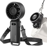 Handheld Turbo Fan, 1 to 100 Speed Portable Fan with Strong Airflow, USB-C Rechargeable Foldable Personal Fan for Travel Concerts Outdoor Summer