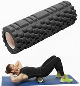 Foam Roller, EVA Textured Muscle Massage Roller for Deep Tissue, Trigger Point Pain Relief, Firm Exercise Roller for Back and Legs, 30x10cm