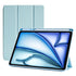 SENYOSON Blue Trifold Stand Case  Slim Lightweight Soft TPU Case for iPad 11th Generation (A16) 11 Inch 2025, Compatible with iPad 10th Generation 10.9 Inch 2022, with Pencil Holder, Trifold Stand, Auto Wake/Sleep