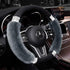 Rhinestone Fluffy Steering Wheel Cover - Comfortable Non-Slip Luxury Faux Wool, Universal Fit for 14.5" to 15" Steering Wheels