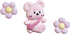 3Pcs Cute Bear Car Air Freshener Vent Clips, Aromatherapy Car Decor for Girls (Pink)