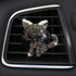 Bling Rhinestone Car Air Vent Clip,Dashboard Outlet Clip,Car Air Freshener Vent Clips,Car Air Conditioning Outlet Clip Decorative,Bling Car Accessories Car Interior Decoration Charm,Cute Car Decor (Cute kitten-BK)