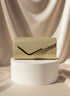 Women Fashion Wedding Evening Clutch Bag, V‑Shaped Metal Trim Versatile Chain Formal Party Handbag for Prom Banquet, Gold