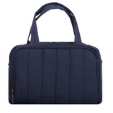 2026 New Quilted Insulated Lunch Bag, Large Capacity Handheld Meal Tote, Portable Thermal Cooler Bento Box Carrier for Office Workers & Students(Navy Blue)