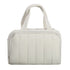 2026 New Quilted Insulated Lunch Bag, Large Capacity Handheld Meal Tote, Portable Thermal Cooler Bento Box Carrier for Office Workers & Students（white）