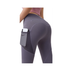 Hod Health & Home High Waist Tummy Control Yoga Leggings With Pocket For Women - Tomato Purple - 2Xl
