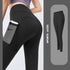 Hod Health & Home High Waist Tummy Control Yoga Leggings With Pocket For Women - Black - 2Xl