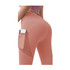 Hod Health & Home High Waist Tummy Control Yoga Leggings With Pocket For Women - Pink - S