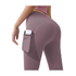 Hod Health & Home High Waist Tummy Control Yoga Leggings With Pocket For Women - Purple - M