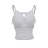 House Of Dasein Hollow Vest Lingerie For Women - Flower Gray - M