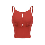 House Of Dasein Hollow Vest Lingerie For Women - Red - M