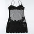 House Of Dasein Sexy Transparent Lace Mesh Fitted Strapless Dress Women&