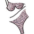 House Of Dasein Mesh Perspective Spicy Girl Leopard Print Beautiful Back Slim Fit Single Shoulder Steel Ring One Piece Underwear - Leopard Print - M