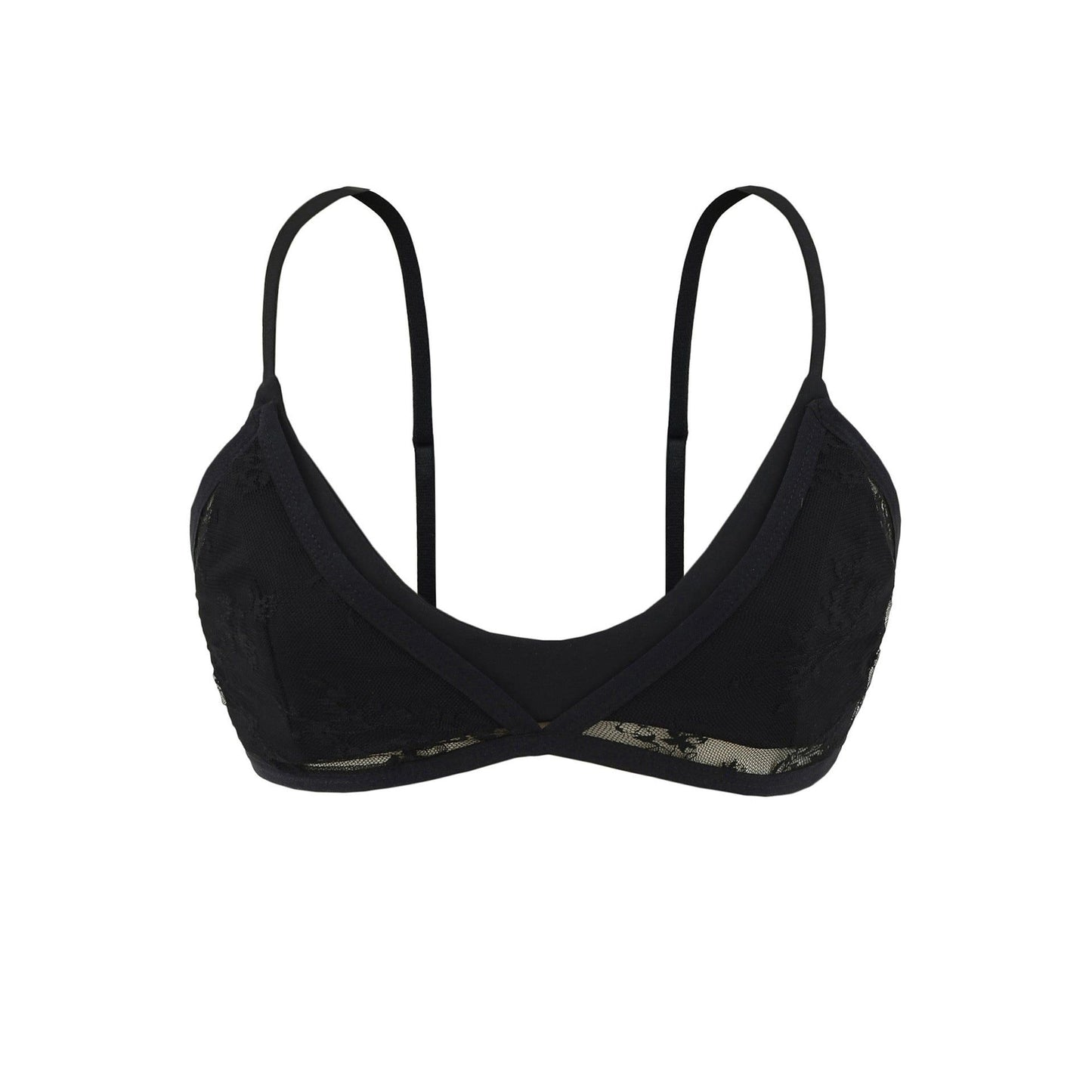 House Of Dasein Lace Back Thin Design For Women - Black - M