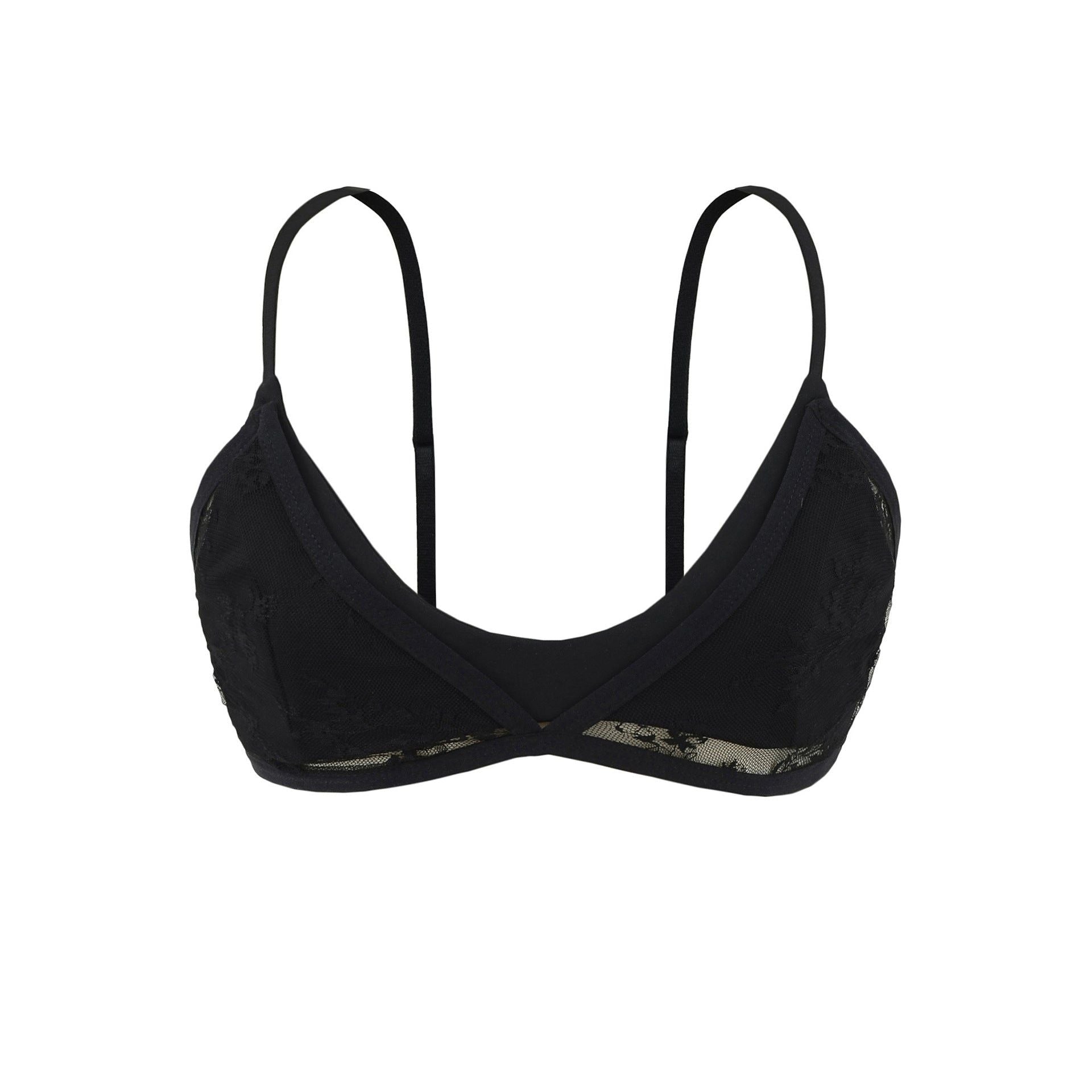 House Of Dasein Lace Back Thin Design For Women - Black - M