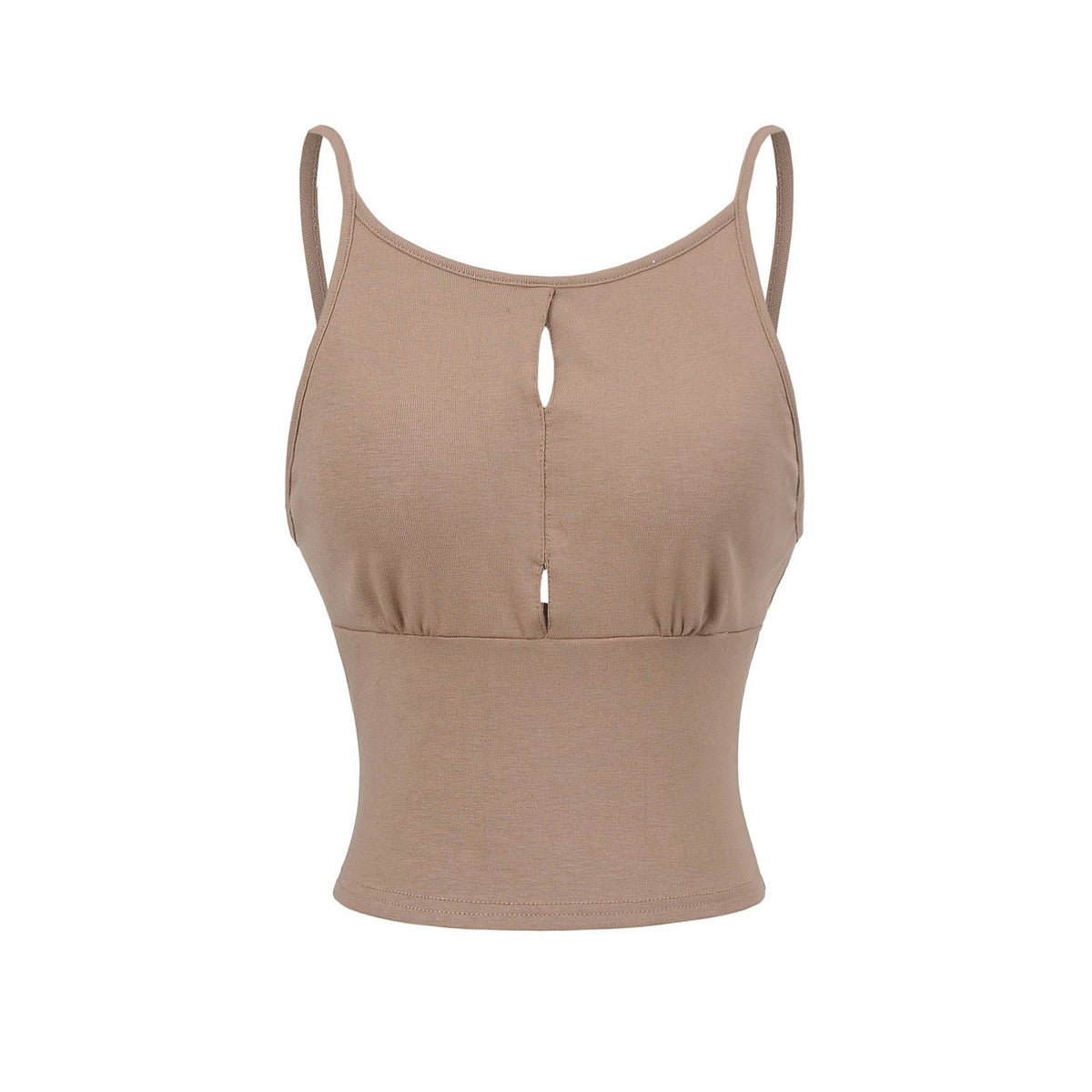 House Of Dasein Hollow Vest Lingerie For Women - Khaki - L