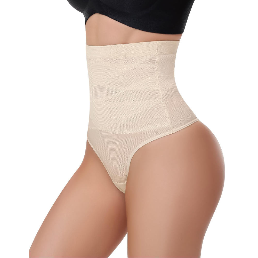 House Of Dasein Fashionable Lightweight High Waisted Shaping Plus Size Underwear For Women With Tummy Control Cinching Butt Lifting And Body Sculpting Effect - Skin Tone - Xxl