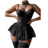 House Of Dasein Cross-Border Pure Desire Shapewear Jumpsuit With Suspender Stockings Set Erotic Lingerie Sexy Mesh Bow Suspenders Lace Dress - Black - L