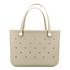 Waterproof Hexagon Mesh Beach Bag - Large Capacity Travel Storage Tote for Swimwear Towel Sunglasses - Apricot Large 48x34x24cm