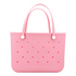Waterproof Hexagon Mesh Beach Bag - Large Capacity Travel Storage Tote for Swimwear Towel Sunglasses - Pink Large 48x34x24cm