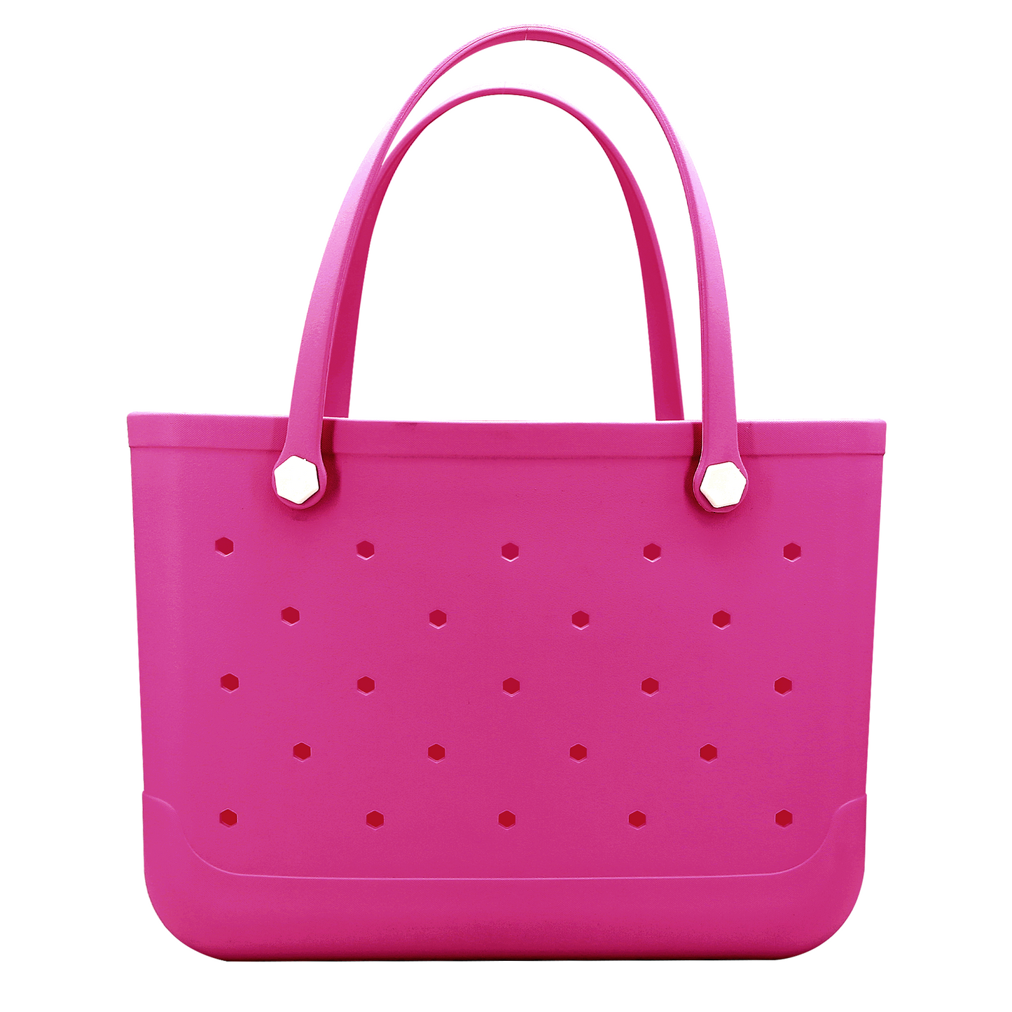 Waterproof Hexagon Mesh Beach Bag - Large Capacity Travel Storage Tote for Swimwear Towel Sunglasses - Rose Red Large 48x34x24cm