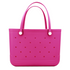 Waterproof Hexagon Mesh Beach Bag - Large Capacity Travel Storage Tote for Swimwear Towel Sunglasses - Rose Red Large 48x34x24cm