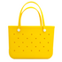 Waterproof Hexagon Mesh Beach Bag - Large Capacity Travel Storage Tote for Swimwear Towel Sunglasses - Yellow Large 48x34x24cm