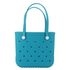 Waterproof Hexagon Mesh Beach Bag - Large Capacity Travel Storage Tote for Swimwear Towel Sunglasses - Lake Blue Medium 37x32x13cm