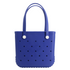 Waterproof Hexagon Mesh Beach Bag - Large Capacity Travel Storage Tote for Swimwear Towel Sunglasses - Royal Blue Medium 37x32x13cm