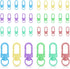36 Pcs 6 Colors Metal Swivel Lobster Claw Clasps with Key Rings Keychain Lanyards Trigger Snap Hooks Strap for Chain Findings Crafts Connector Jewelry Making DIY Accessories Bag 