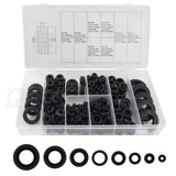 180 Pcs Assorted Rubber Grommet Kit Assortment Sizes 7/8" 5/8" 7/16" Wire Grommets for Wiring Double Sided Round Firewall Hole Plug Plugs Automotiv 