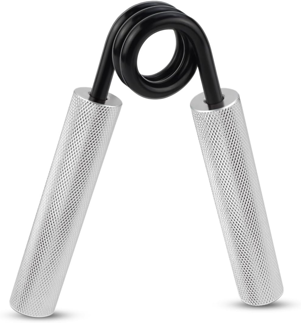 No Slip Heavy-Duty Metal Grip Strength Trainer Forearm for Muscle Building Hand Rehabilitation Home Gym Exerciser Training Recovery Non-slip Gripper Wrist Finger Strengthener 
