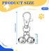10 PCS Small Bell for Dog Collar Loud Bells for Cat Collars Mini Sliver Training Bells Cat Loud Bell Necklace with Heavy Duty Snap Clips Pet Pendant for Dogs Pets Tracking Training Christmas Gift