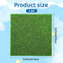 Xindojuz 4 Packs Fake Grass Decor, Artificial Grass for Crafts, Fairy Garden Turf, Diorama Supplies Miniature Lawn Mat, Dollhouse Ornament DIY Decoration Accessories (6" x 6"/15 x 15 cm)