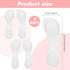 2 Pair Gel High Heel Inserts for Women, 3/4 Length Clear Shoe Inserts for Women, Comfort Pads Non-Skidding Adhesive Shoe Support Cushion Insoles for High Heels for Sandals Flats Boots Pumps