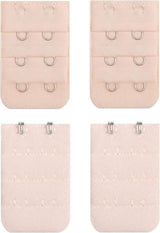 Bra Extender 2 Hook Bra Back Clips Bra Strap Extender Bra Clasp (4pcs)