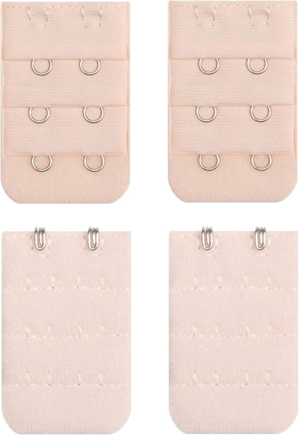 Bra Extender 2 Hook Bra Back Clips Bra Strap Extender Bra Clasp (4pcs)