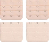 Bra Extender 3 Hook Bra Back Clips Bra Strap Extender Bra Clasp (4pcs)
