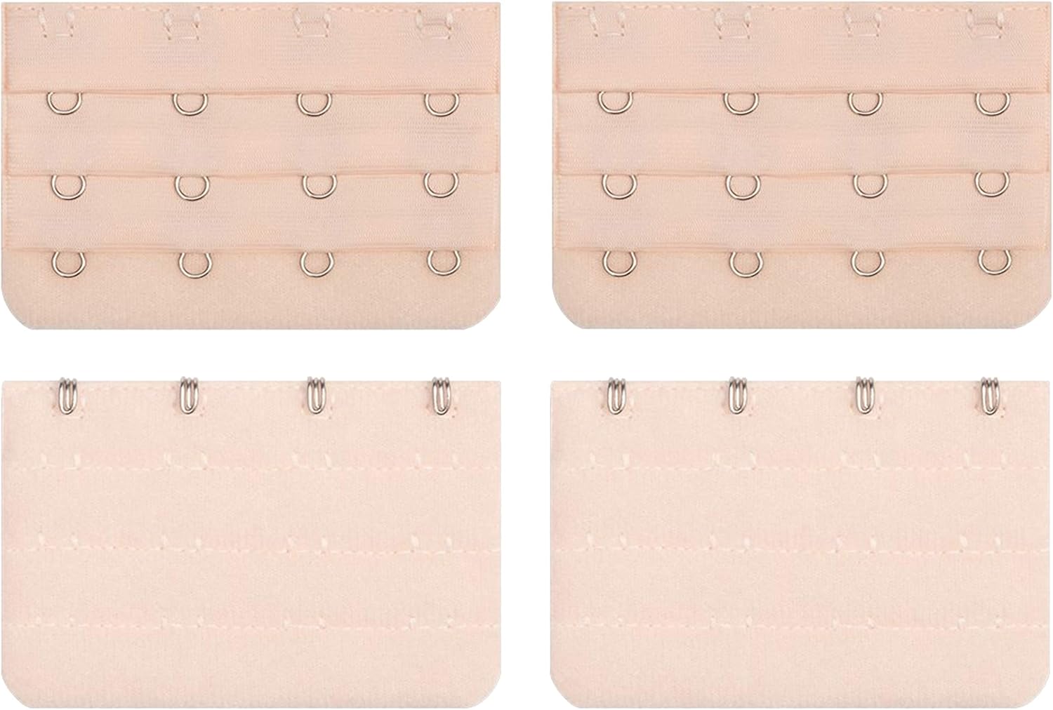 Bra Extender 4 Hook Bra Back Clips Bra Strap Extender Bra Clasp (4pcs)